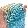 Transparent Painted Glass Beads Strands DGLA-A034-T1mm-A13-2