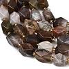 Natural Botswana Agate Beads Strands G-P611-B01-01-5