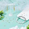 80Pcs 4 Styles Brass Charms KK-FH0003-80-4