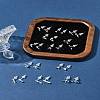 2 Pairs Alloy Stud Earrings for Women EJEW-FS0001-27B-11