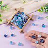 50Pcs 5 Colors Resin UV Reactive Beads RESI-TA0005-70-7