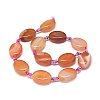 Natural Banded Agate/Striped Agate Beads Strands G-L544-010E-3