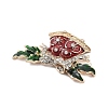 Christmas Alloy Rhinestone Cabochons FIND-U016-03G-02-2