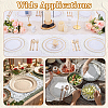 800Pcs 8 Styles Lace Paper Greaseproof Wrap Tissue AJEW-TW0001-14-6