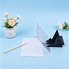 Plastic Drawing Tracing Board with Stand AJEW-WH0709-518-4