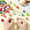 Round Opaque Acrylic Beads Kit OACR-CJC0002-05A-4