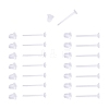 1000Pcs 2 Style Eco-Friendly Plastic Stud Earring Findings KY-YW0001-11-2