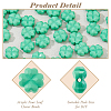 200Pcs Opaque Acrylic Beads SACR-HS0001-01-4