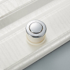 Round Zinc Alloy and Plastic Push Button Cabinet Door Knobs CABI-PW0001-057P-1