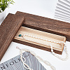 Rectangle Wooden Necklace Gift Box CON-WH0088-41-4