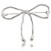 Bowknot Alloy Brooches for Women JEWB-WH20003-09P-6