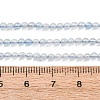 Natural Aquamarine Beads Strands G-H358-A11-3mm-01-3