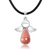 Angel Synthetic Goldstone Pendant Necklaces OH8264-03-1