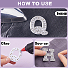 Gorgecraft Alphabet Resin Rhinestone Patches DIY-GF0009-18A-6