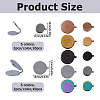 20Pcs 10 Styles 304 Stainless Steel Cuff Earrings EJEW-HS0001-35-2