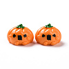 Halloween Opaque Resin Cabochons LS-RESI-D063-15B-1