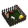 Plastic Mini Horse Stables PW-WG47904-01-1