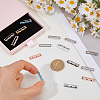 15Pcs 3 Colors Alloy Wave Watch Band Charms for Watch Loops Accesssories FIND-FH0017-65-3