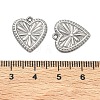 304 Stainless Steel Pendants STAS-L022-578P-3