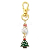 15Pcs 15 Style Christmas Alloy Enamel Pendant Decorations HJEW-JM02205-4