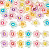 30Pcs 6 Colors Transparent Resin Cabochons RESI-TA0004-45-1