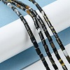 Natural Black Agate Beads Strands G-D067-A01-4