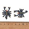 Glass Seed Beaded Pendants PALLOY-MZ01425-3