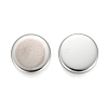 304 Stainless Steel Plain Edge Bezel Cups STAS-E460-10S-10MM-2