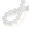 Electroplate Transparent Glass Beads Strands LS-GLAA-T032-T8mm-AB14-5