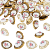 32Pcs 2 Colors Alloy Buttons FIND-OC0013-32-1