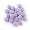 Flocky Acrylic Beads X-OACR-I001-16mm-L04-1