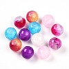 Baking Paint Imiation Jade Glass Beads X1-DGLA-S115-8mm-MY-2
