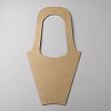 Portable Kraft Paper Flower Gift Bags ABAG-WH0038-30A-1