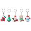 Christmas Theme PVC Plastic Keychains KEYC-JKC00781-02-1