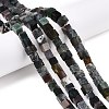 Natural Indian Agate Beads Strands G-T139-6x6-13A-1