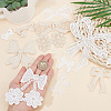 Gorgecraft 24Pcs 12 Style Milk Fiber Lace Embroidery Costume Accessories PATC-GF0001-01-3