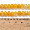 Natural Banded Agate Beads Strands G-Z111-A01-02-6