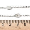 304 Stainless Steel Link Chain Necklaces for Women Men NJEW-K292-01J-P-5