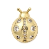 Brass Micro Pave Cubic Zirconia Pendants KK-I360-076G-1