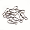 Tarnish Resistant 304 Stainless Steel Keychain Clasp Findings LS-STAS-O105-02P-20mm-1