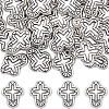 50Pcs Tibetan Style Alloy Beads FIND-SC0021-24-1