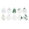 Dyed Natural Quartz Carved Pendants GG-CBA0022-16-1