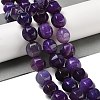 Dyed Natural Agate Beads Strands G-H087-E01-01D-2