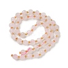 Natural Rose Quartz Beads Strands G-K387-A08-01-3