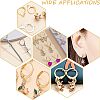 Brass Huggie Hoop Earring Findings KK-AR0001-37G-6