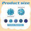 150Pcs 5 Colors Handmade Polymer Clay Beads CLAY-ME0001-01-2