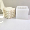 Rhombus-shaped Cube Candle Food Grade Silicone Molds DIY-D071-06-1