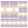 50Pcs Folding Paper Jewelry Display Cards ODIS-TA0001-07B-1
