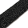 Natural Black Onyx Beads Strands X-G-K020-3mm-30-1