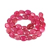 Dyed & Heated Natural Agate Beads Strands G-N359-15A-10-3